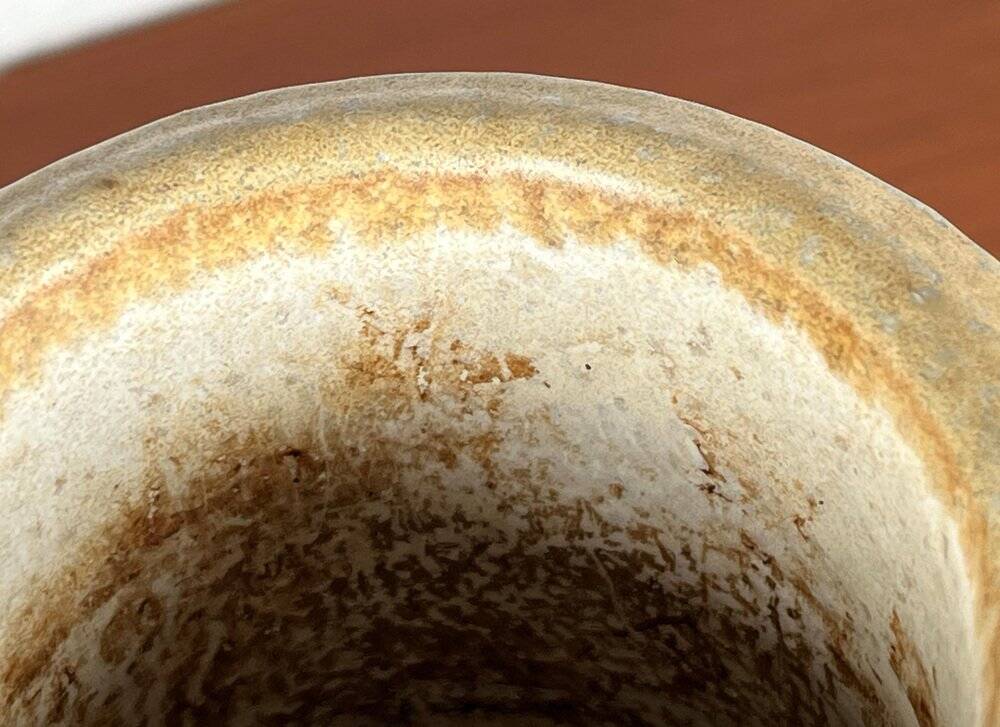 Danish studio ceramic vase from the mid-century by Svend Aage Jensen for Søholm, 1960s.