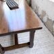 Table de ferme campagne noyer massif XL 250cm
