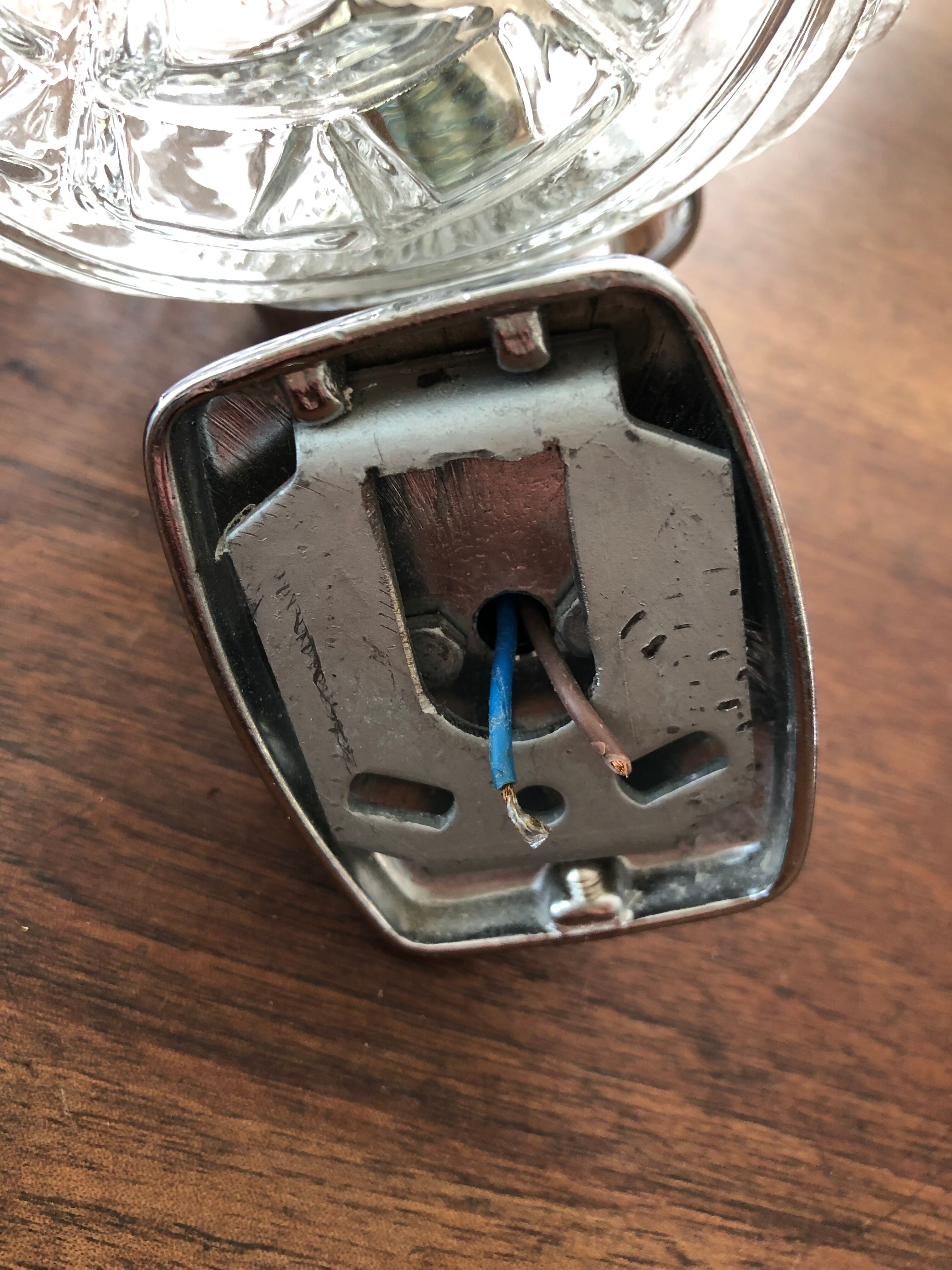 Pair of vintage wall lamps