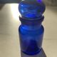 Cobalt blue apothecary bottle Belgian/Belgium/Antique blue bottles/B