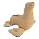 Vintage baby seal therapeutic toy by Renate Müller for H. Josef Leven, Sonneberg, 1970s