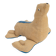 Vintage baby seal therapeutic toy by Renate Müller for H. Josef Leven, Sonneberg, 1970s