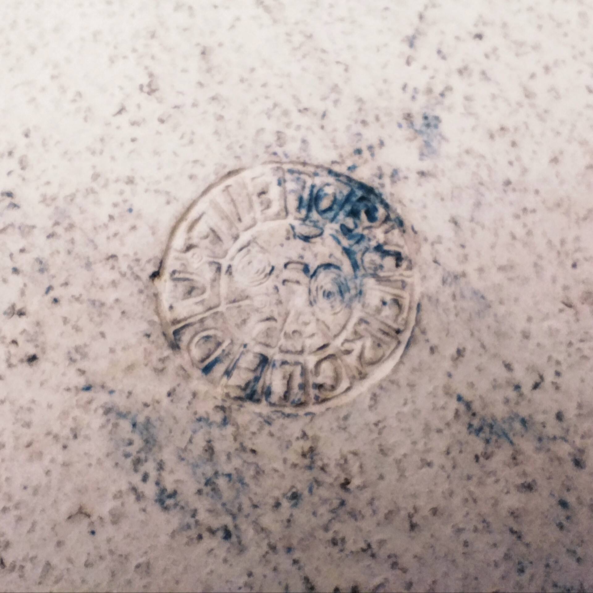 Roger Capron ceramic thermometer plate