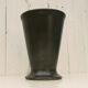 Vintage vintage iridescent black ceramic vase