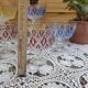 Verre coupe cristal Arlequin vintage