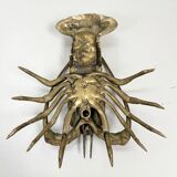 Langouste en laiton vintage