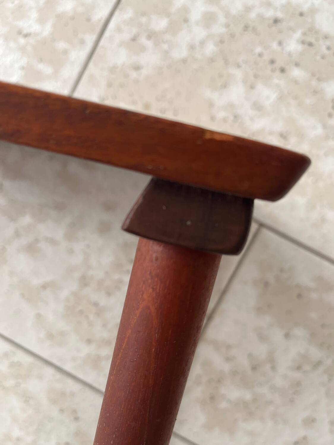 2 Danish teak nesting tables Mobelintarsia 60s