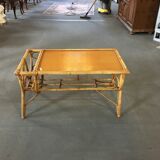 Coffee table with magazine rack Wicker