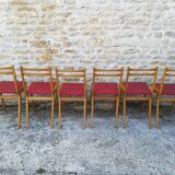 Six vintage chairs