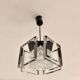 Suspension verre et chrome 1970