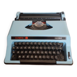 Machine à écrire Olympia bleu