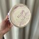 Vintage Art Deco vase in pastel pink ceramic
