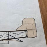 Affiche ancienne d’aviation bleriot ix