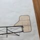 Old aviation poster bleriot ix