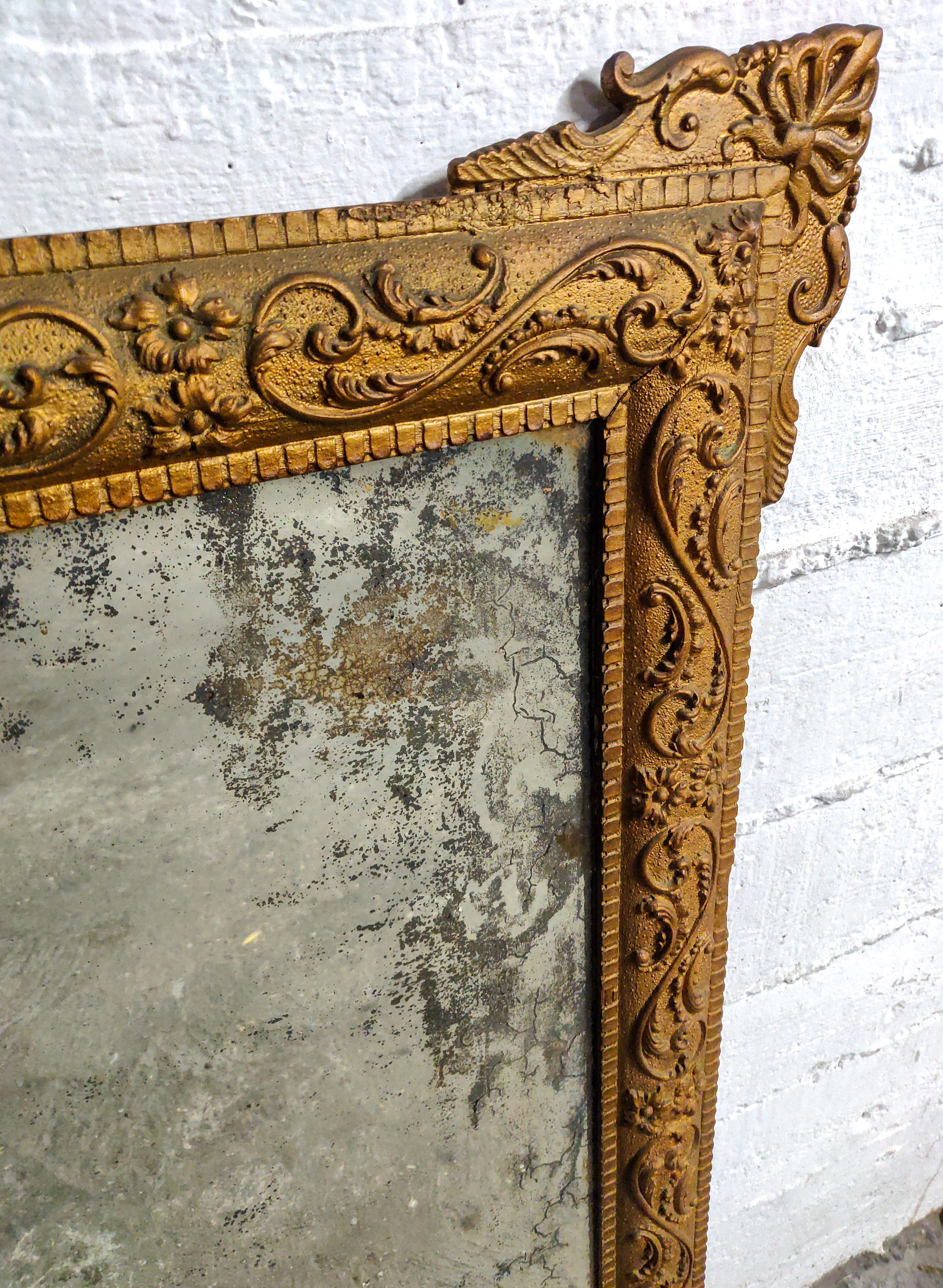 Napoleon III Mercury Mirror 122 cm