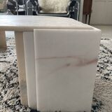 Vintage eye coffee table in 70s marble
