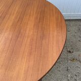 Scandinavian extendable round table in teak dia 116cm an60