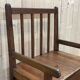 Rustic fir fireplace bench early 20th century