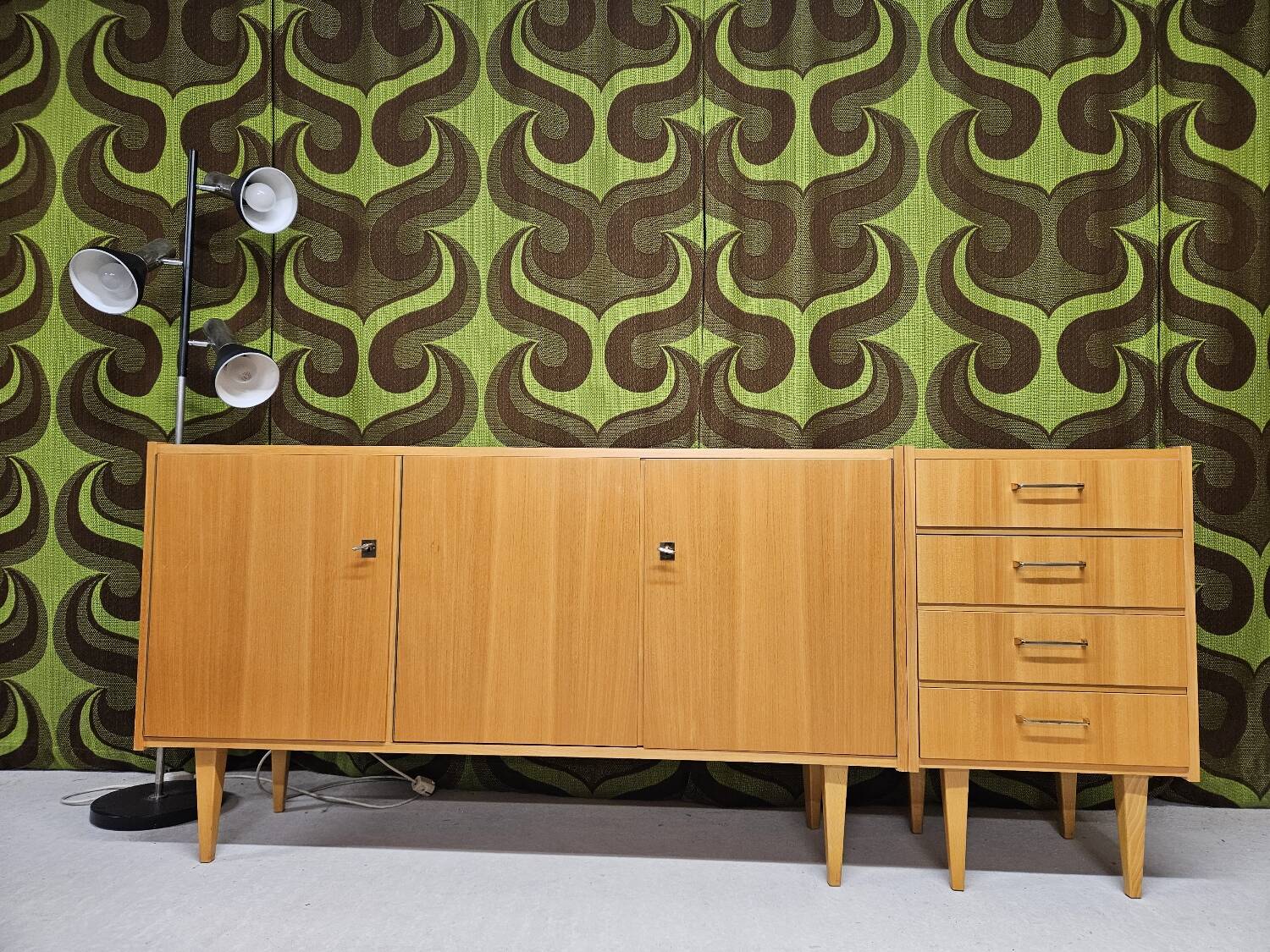 Vintage modular sideboard from the 1970s