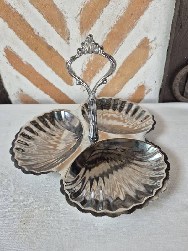 Vintage serving platter for aperitifs