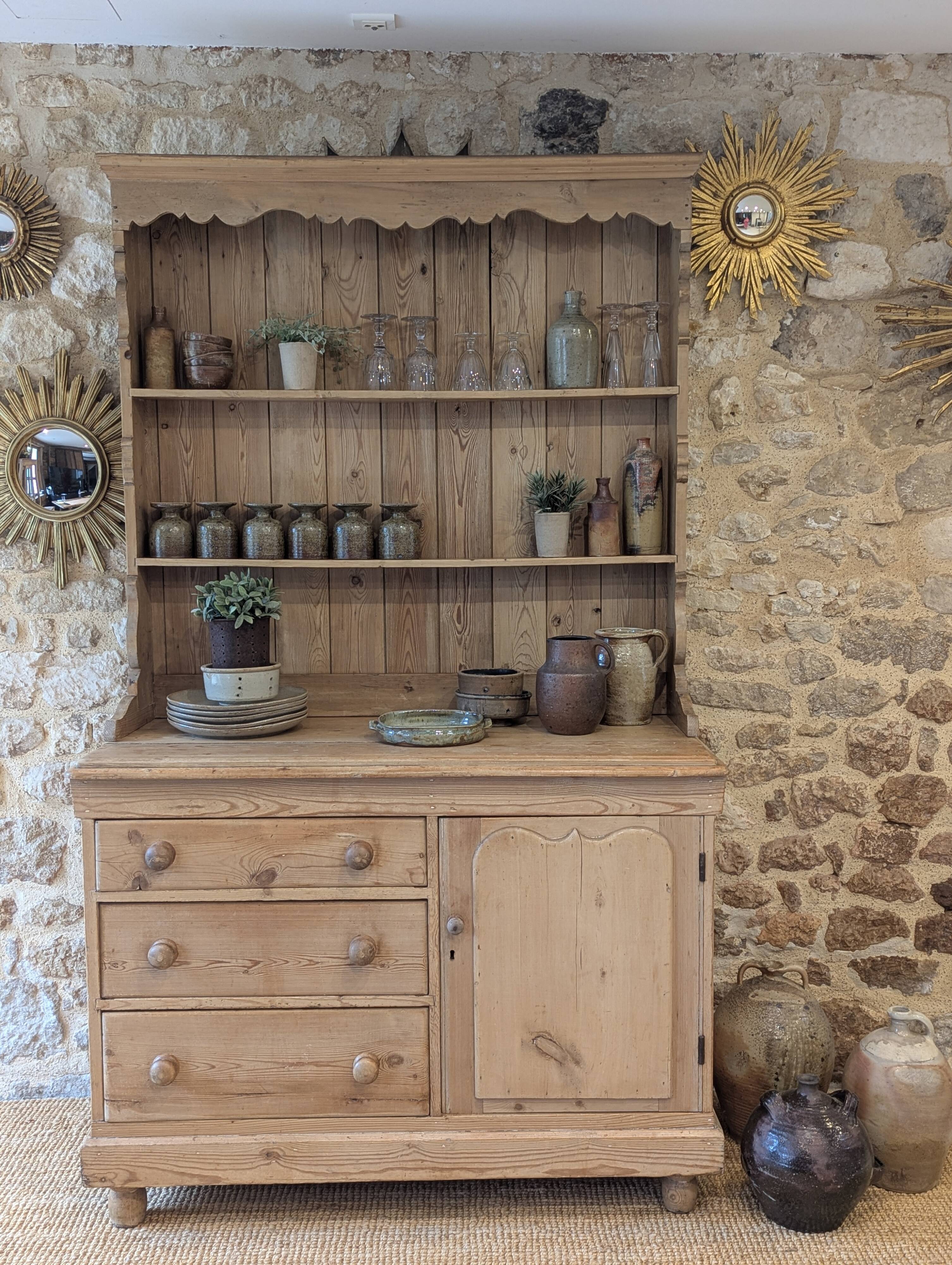Antique dresser in pitch pine