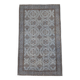 Tapis 6x10 pour salon bordé de tapis vintage turc bleu, 184x301Cm SK 1512
