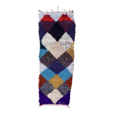 Colorful Azilal Moroccan rug - 98 x 292 cm