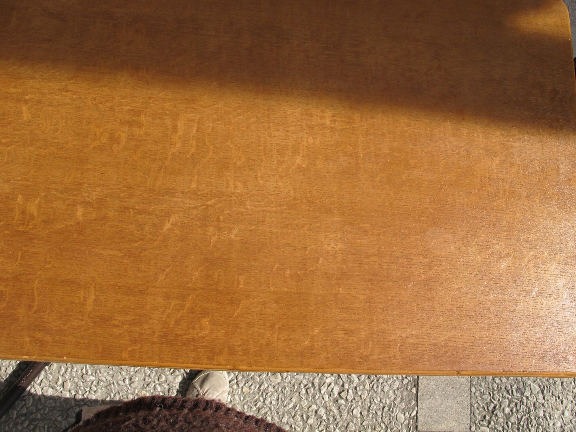 Bureau vintage en rotin