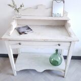 White patinated furniture