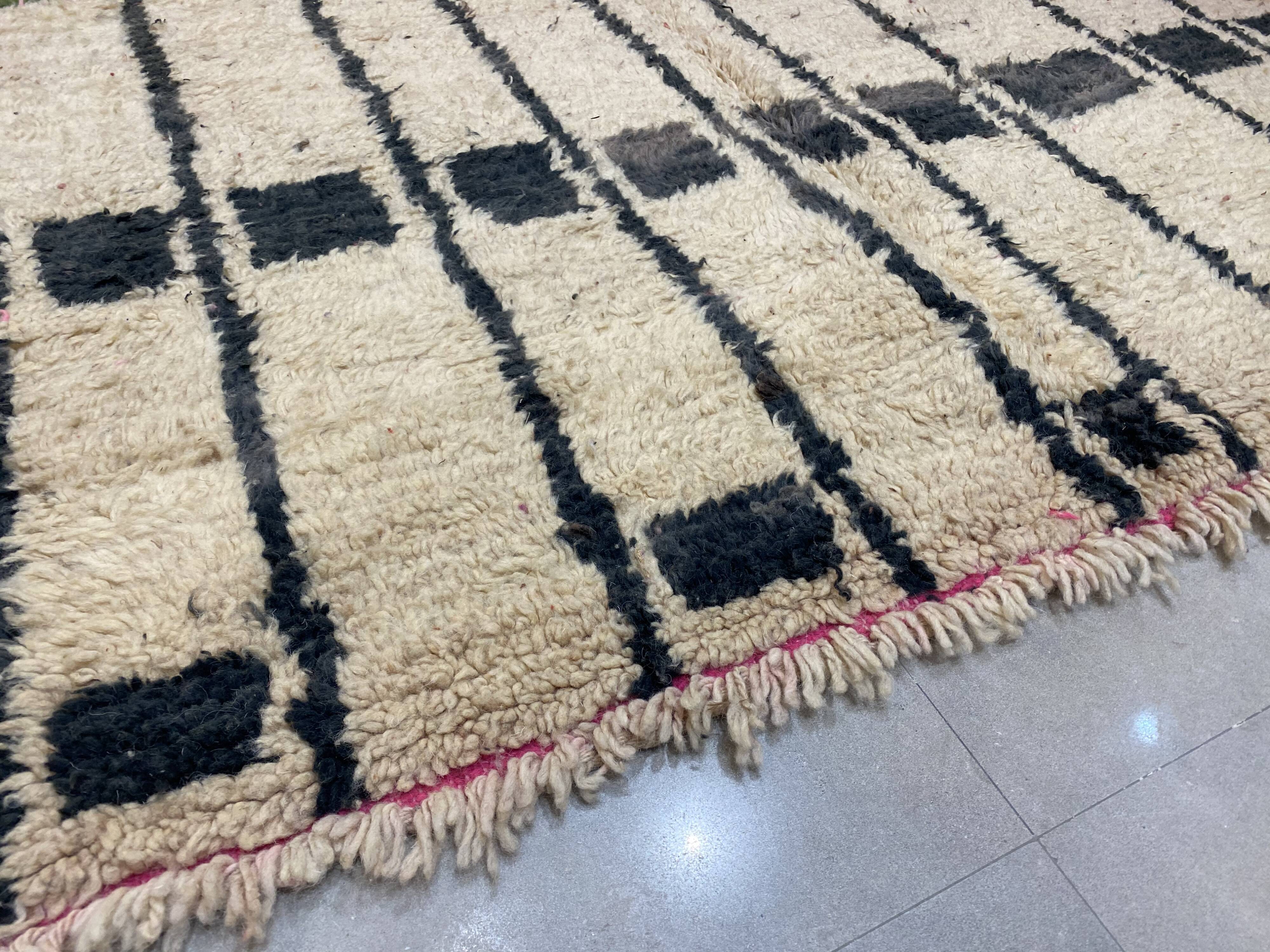 Tapis laine multicolore berbère 170x260cm