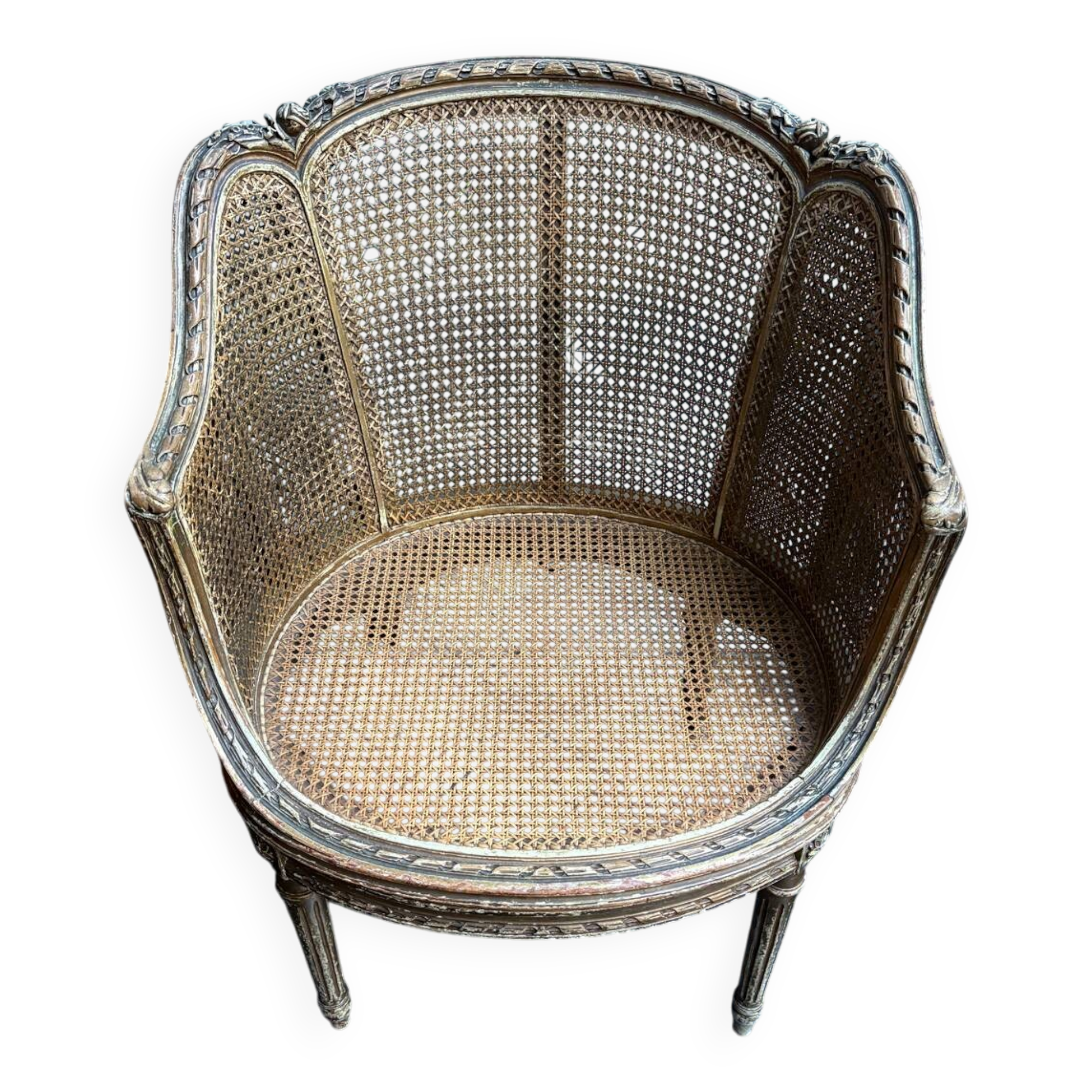 Fauteuil de bureau style Louis XVI