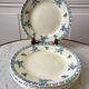 set of 6 dessert plates Terre de Fer St Amand model "Athens" XXth