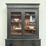 Sideboard - showcase 2 old body in blackened wood