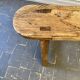 Old raw wood bench 200 cm