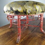 Napoleon III bamboo pouf