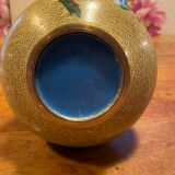 Cloisonned enamel vase