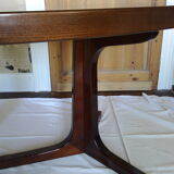 Vintage oval dining table with extensions for Baumann - 1960