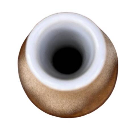 Ceramic, asymmetrical vase, Ditmar Urbach, Czechoslovakia, 1960s.