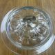 Glass sugar bowl
