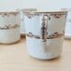 Ensemble de 6 tasses et 5 sous-tasses Bavaria