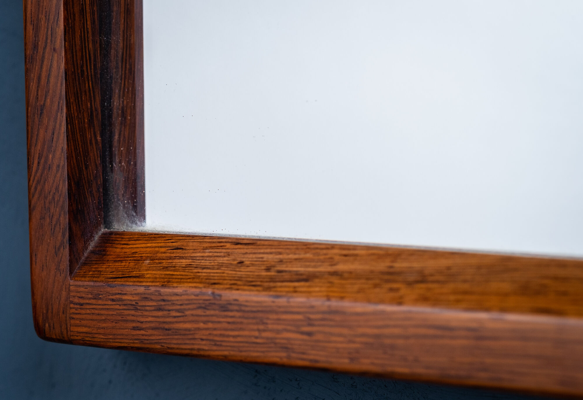 Danish Mirror with Rosewood Frame by Aksel Kjersgaard, 1960