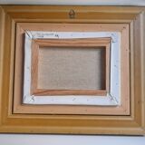 Original sunflower canvas signed by the French painter Roger Bolzonello 39 cm x 33 cm