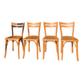 Set of 4 vintage chairs baumann