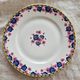 Set of 6 Art Deco dessert plates - Limoges porcelain a.f. and