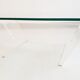 Glass and plexiglass coffee table 1970