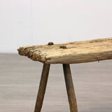 Rustic "wabi-sabi" bench