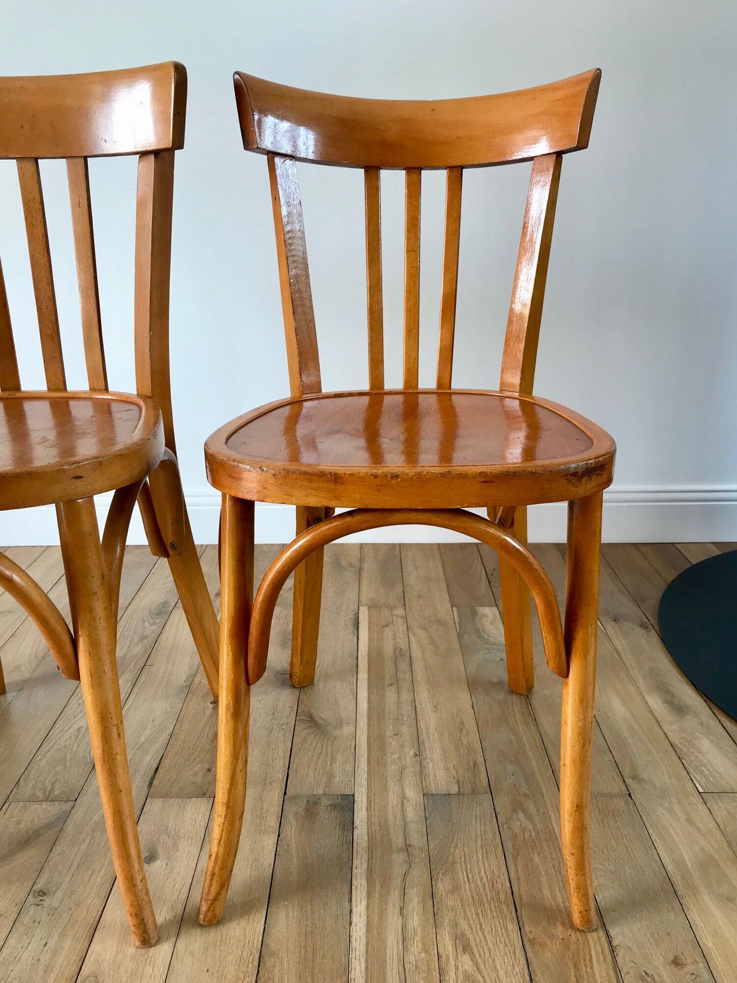 Set of 3 Luterma bistro chairs 50s