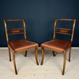 Dining chair set, Italy, 1960s