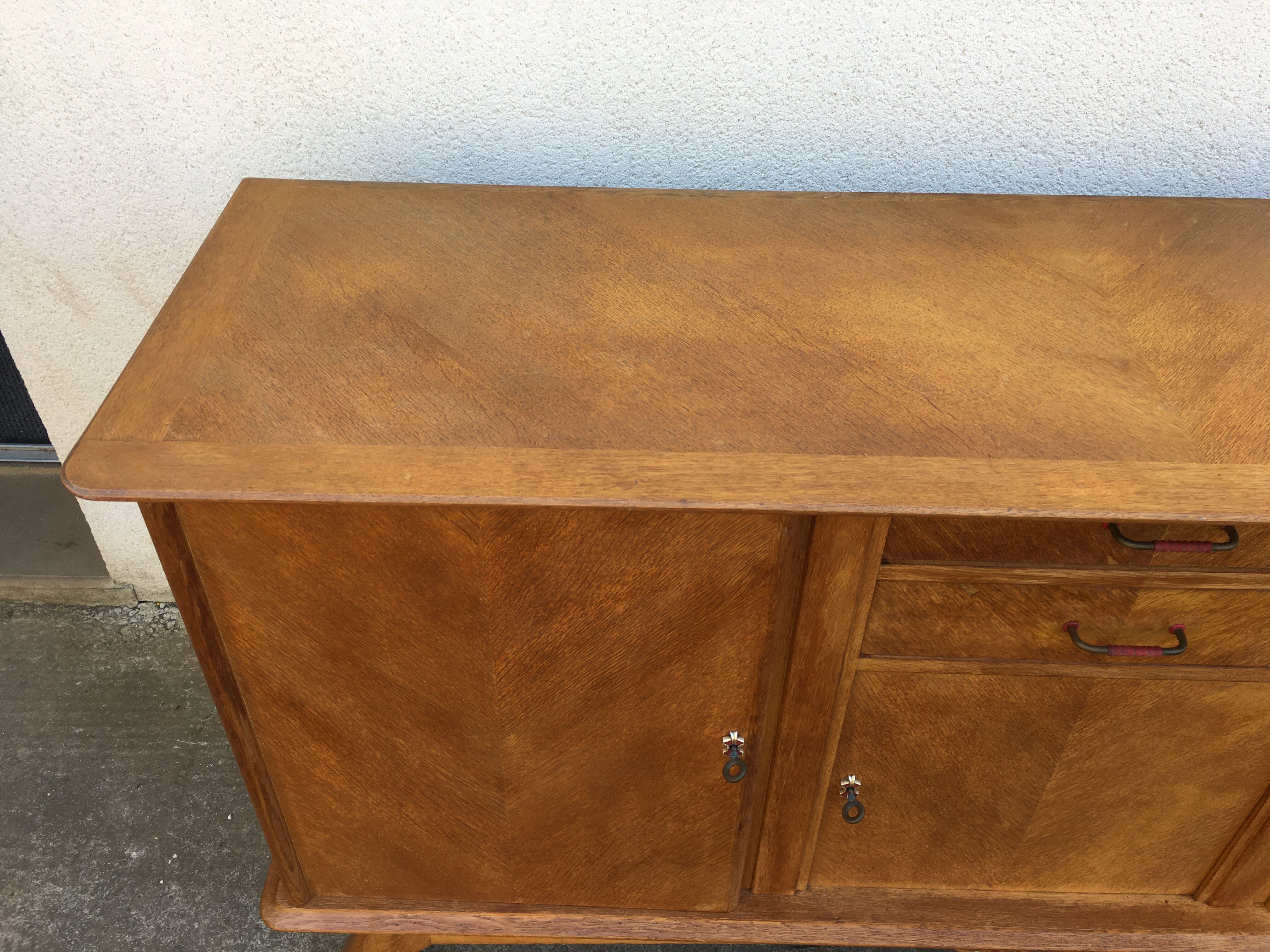 Buffet enfilade vintage feet compass year 50