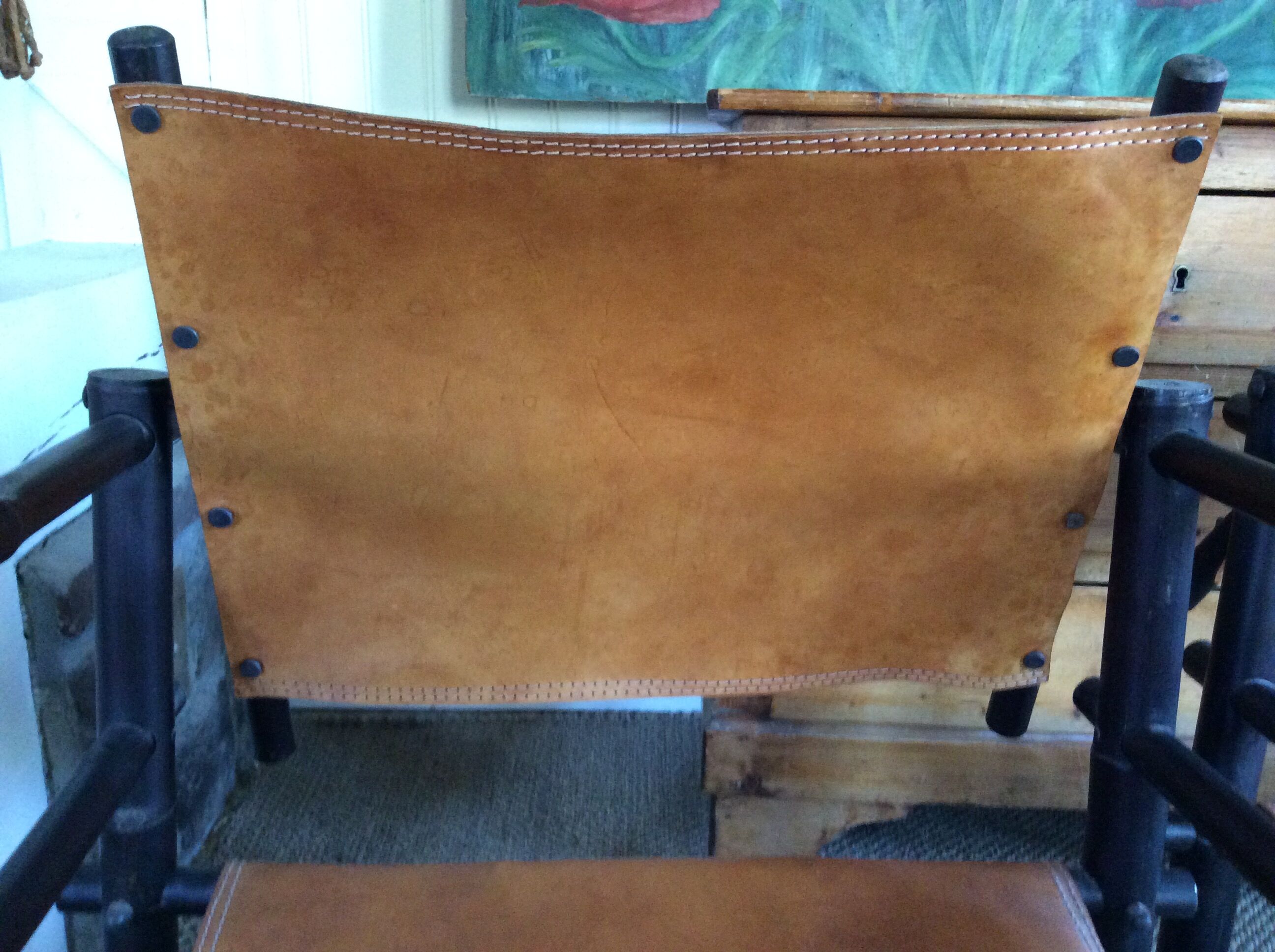 Paire de fauteuils safari